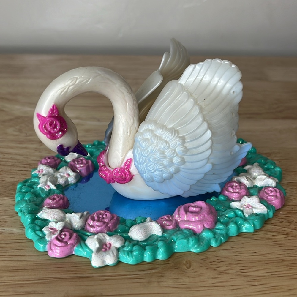 Vintage Fairy Winkles Magic Mirror Swan Kenner 1993 Play Set - Picture 3 of 11